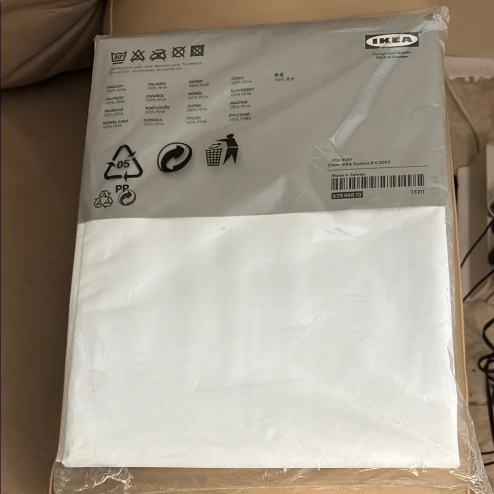 NWOT IKEA Soft White Bedding Set